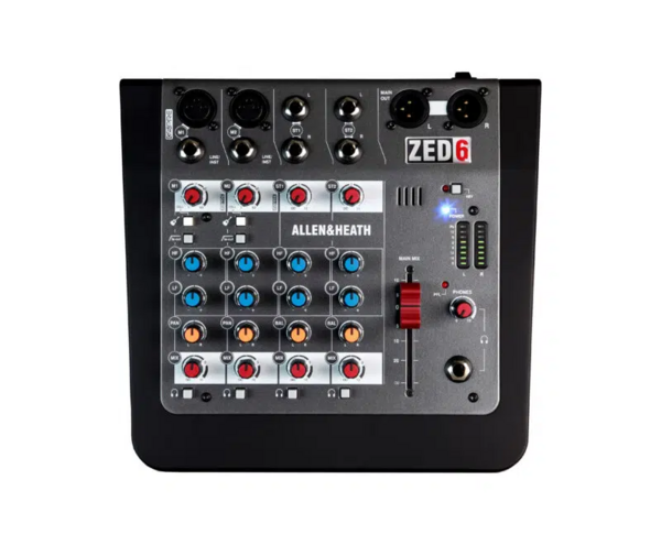 2 MIC/LINE WITH ACTIVE DI, 2 STEREO INPUTS, 2-BAND EQ